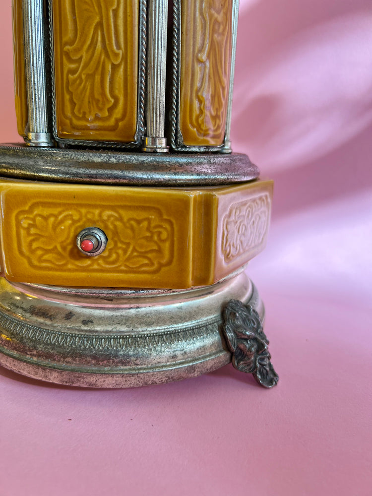 Vintage Pagoda Musical Cigarette Dispenser by Reuge