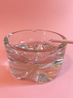 Vintage Riedel Glass Ashtray