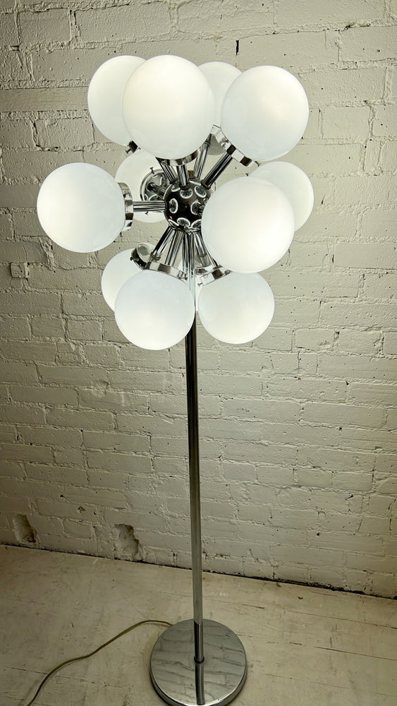 
            
                Load image into Gallery viewer, Vintage Chrome Sputnik 12-Globe Floor Lamp
            
        