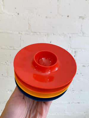 Vintage Space Age Egg Cup Set