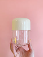 Vintage Pill-Shaped Stash Jar