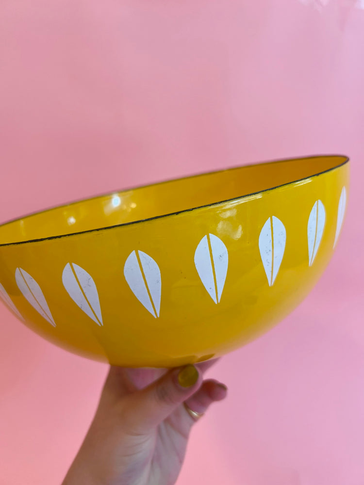 Cathrineholm Lotus Sunshine Yellow Serving Bowl