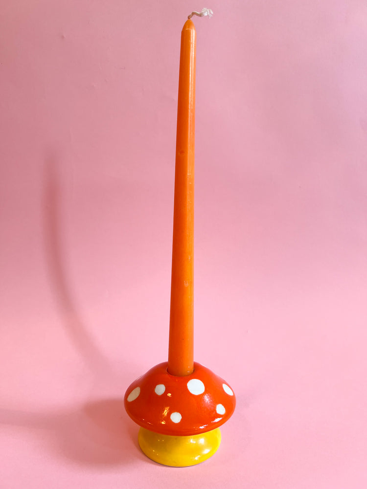 
            
                Load image into Gallery viewer, Vintage Mushroom Candle Holder
            
        