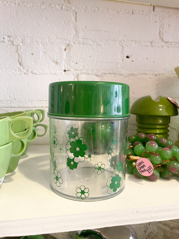 Vintage Floral Stash Jar