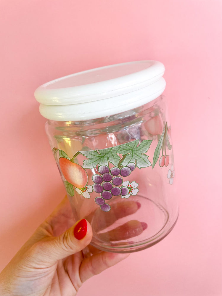 Vintage Fruit Stash Jar