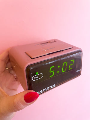 Vintage 70's Spartus Digital Alarm Clock