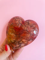 Vintage Marble Heart Paperweight