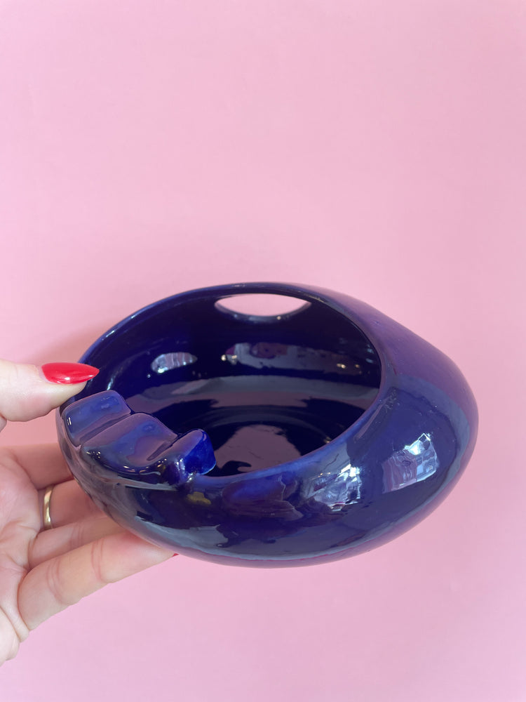 Vintage Ceramic Sphere Ashtray