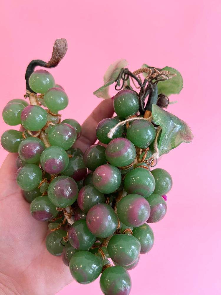 
            
                Load image into Gallery viewer, Vintage Green Glass Grapes
            
        