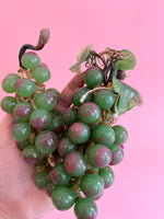 Vintage Green Glass Grapes