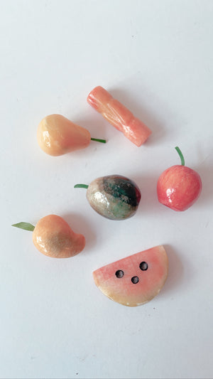 
            
                Load image into Gallery viewer, Vintage Miniature Marble Fruit
            
        
