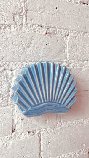 Vintage Ceramic Shell Planter