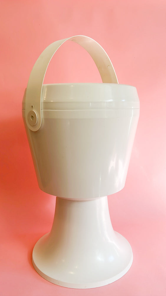 Vintage Syroco Space Age Ice Bucket with Lid