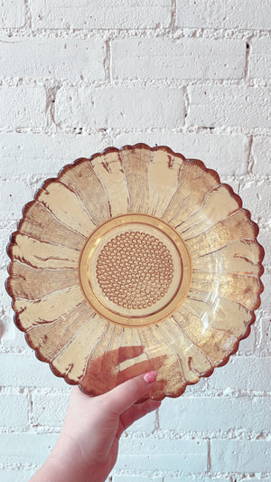 
            
                Load image into Gallery viewer, 1960s Anchor Hocking Sunflower Serving Bowl
            
        