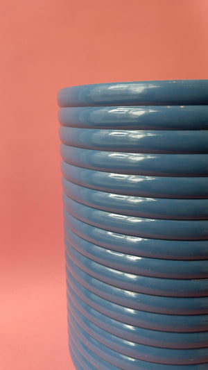 
            
                Load image into Gallery viewer, Vintage 80&amp;#39;s Ribbed Waste Bin
            
        