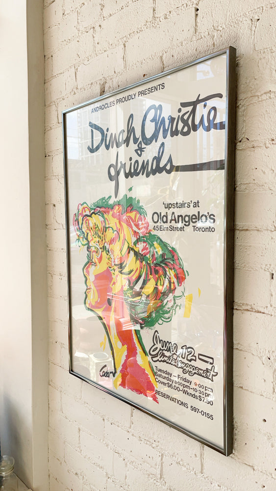 Vintage Dinah Christie Event Poster