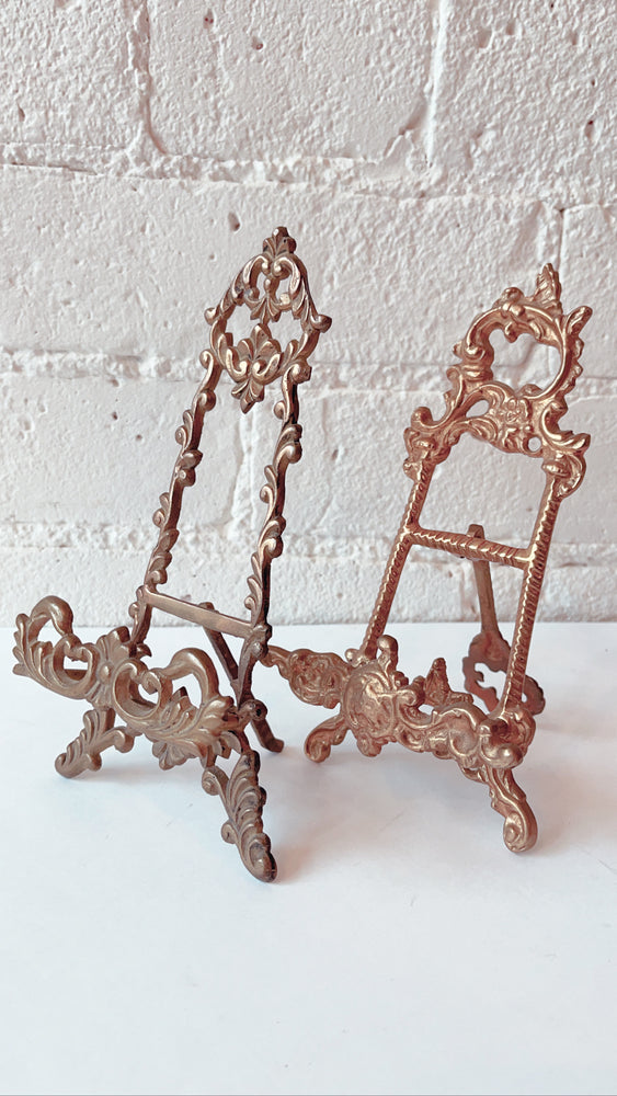 Vintage Brass Picture Holders