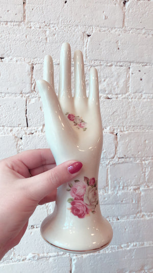 
            
                Load image into Gallery viewer, Vintage Ceramic Hand Ring Holder
            
        