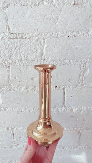 Vintage Brass Baldwin Candle Holders