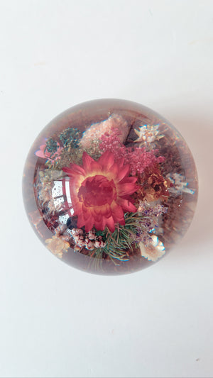Vintage Lucite Paperweight