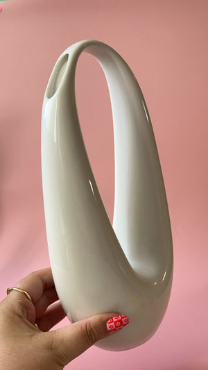 Beate Kuhn for Rosenthal porcelain Kummet Vase, Germany 1950's