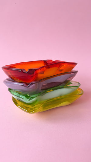 
            
                Load image into Gallery viewer, Vintage 1960&amp;#39;s Sasaki Cased Glass Ashtray
            
        