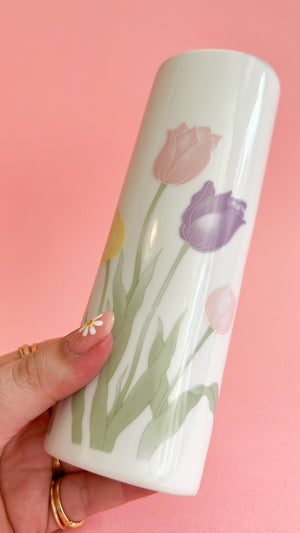 Vintage Tulip Vase