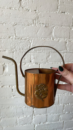 
            
                Load image into Gallery viewer, Copper and Brass Rose Watering Can
            
        