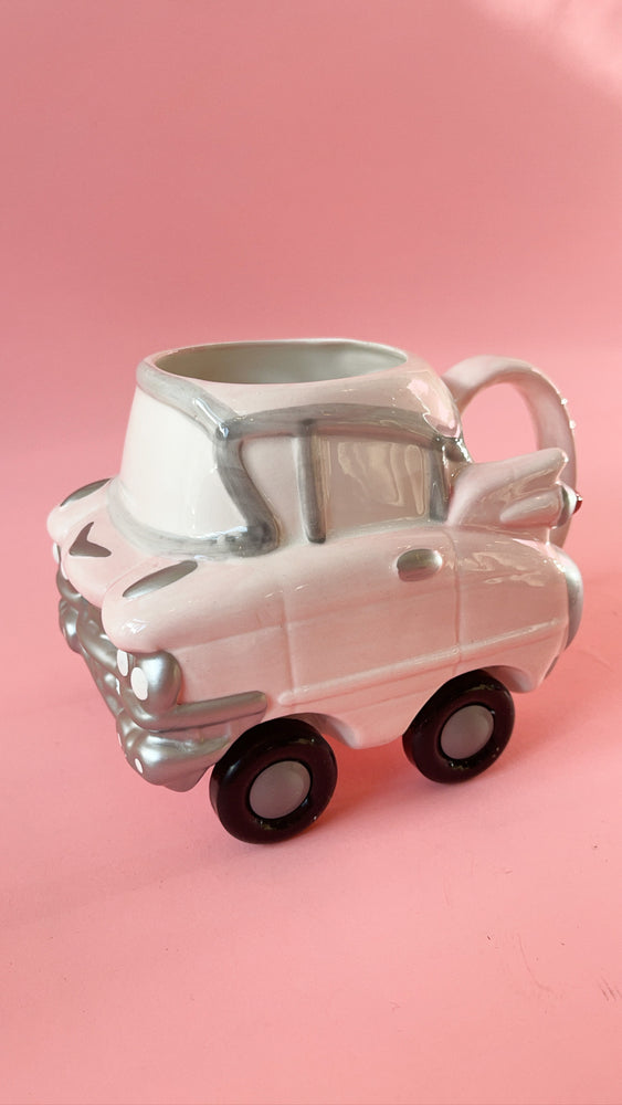 
            
                Load image into Gallery viewer, Vintage Wheelees Pink Cadillac Car Mug
            
        