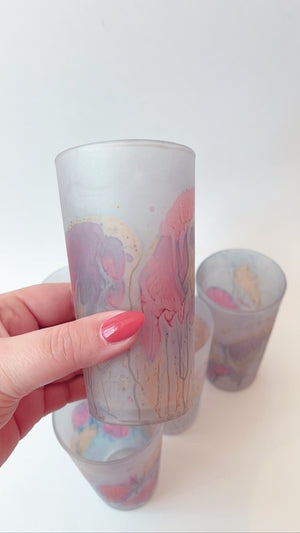 
            
                Load image into Gallery viewer, Vintage Frosted Juice Glasses
            
        