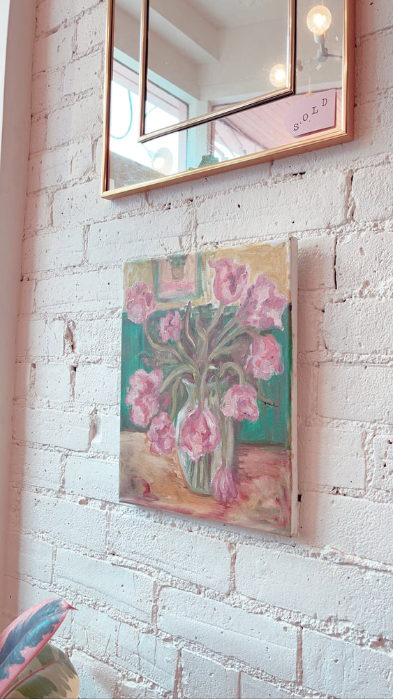 
            
                Load image into Gallery viewer, Original Oil Tulip Painting
            
        