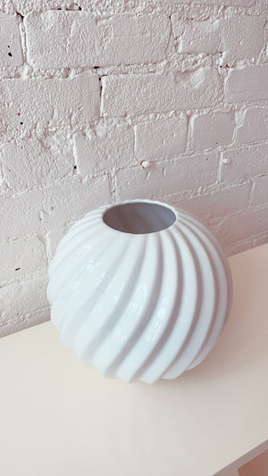 Vintage Spiral Vase