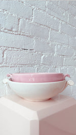 Vintage Ceramic Serving Bowl With Handles