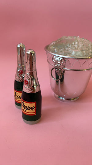 
            
                Load image into Gallery viewer, Vintage 1950&amp;#39;s Champagne Ice Bucket Salt &amp;amp; Pepper Shakers
            
        