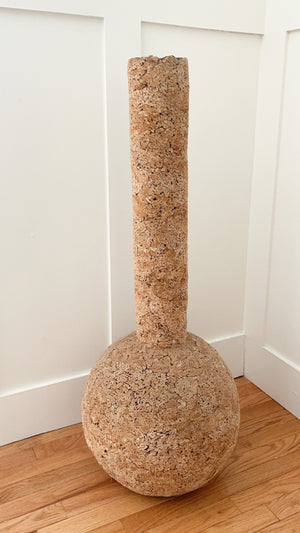 
            
                Load image into Gallery viewer, Vintage Large Cork Floor Vase
            
        