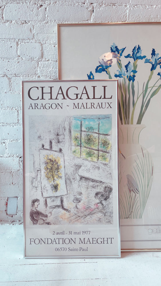 
            
                Load image into Gallery viewer, Original Exhibition Poster Chagall Maeght 1977
            
        