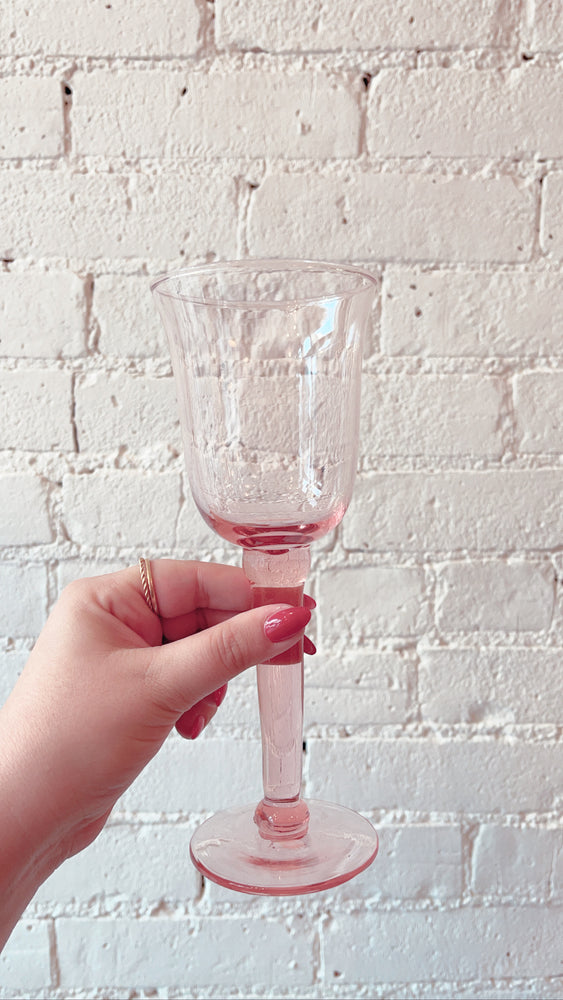 
            
                Load image into Gallery viewer, Vintage Pink Wine Glasses
            
        