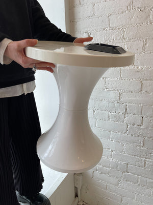 
            
                Load image into Gallery viewer, Vintage Smoking Side Table with Built-In Ashtray
            
        