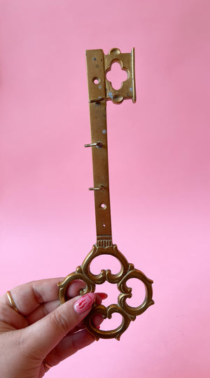Vintage Brass Key Holder