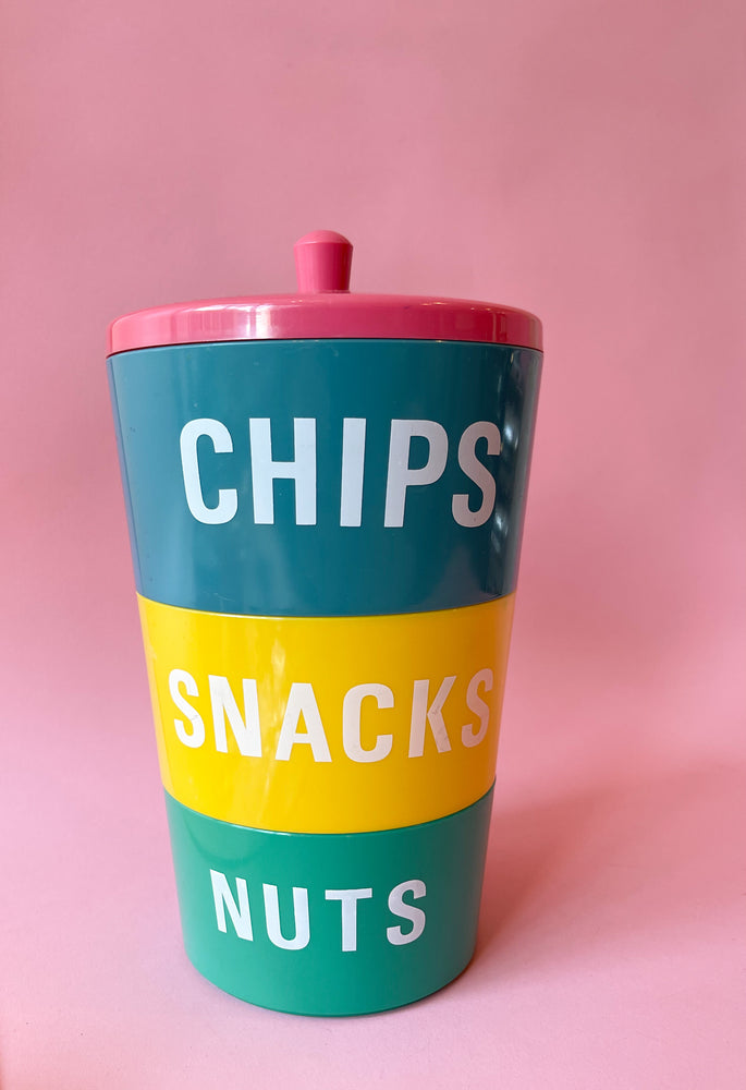 Vintage 1970's Nesting Snack Canisters
