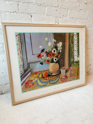 Vintage Henri Matisse “Anemones in an Earthenware Vase” Print