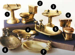 
            
                Load image into Gallery viewer, Sweetest Vintage Bathroom Brass Collection
            
        