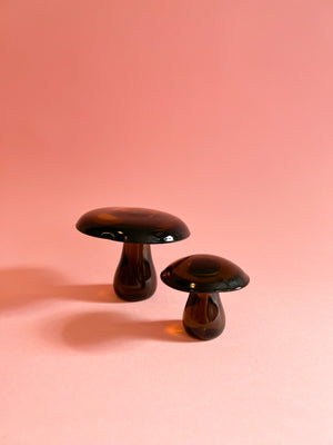 Vintage Maleras Sweden Mid Century Glass Mushrooms