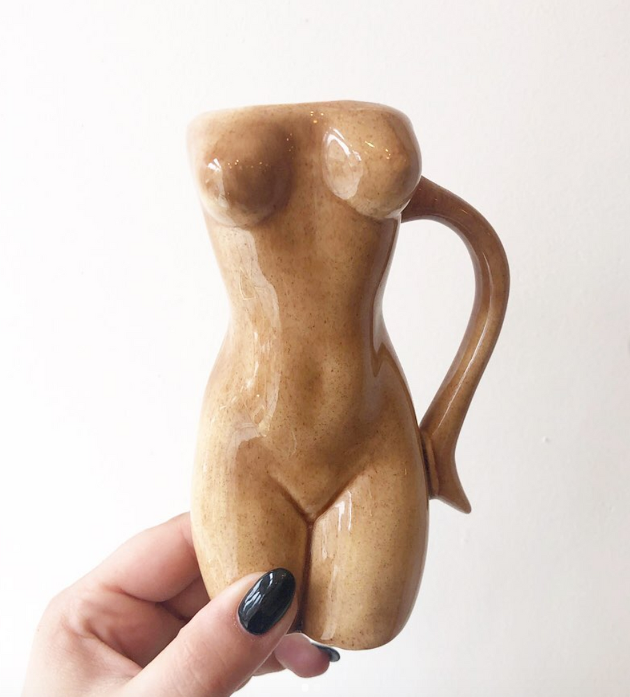 
            
                Load image into Gallery viewer, Female Torso Ceramic Vase
            
        