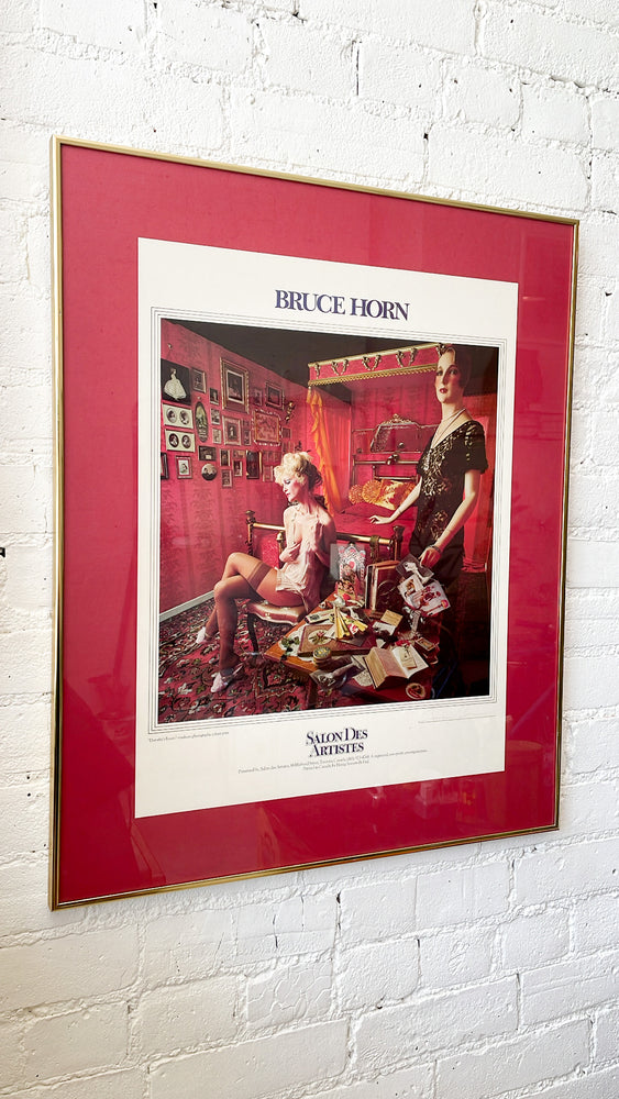 Vintage Bruce Horn Exhibit Poster for Salon Des Artistes