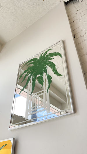 Vintage 1970's Plant Art Mirrors