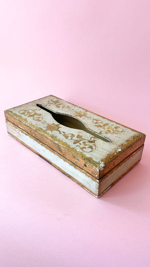 
            
                Load image into Gallery viewer, Vintage Florentine Tissue Box
            
        