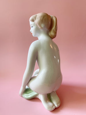 
            
                Load image into Gallery viewer, Aquincum Hungary Art Deco Porcelain Nude Figures
            
        
