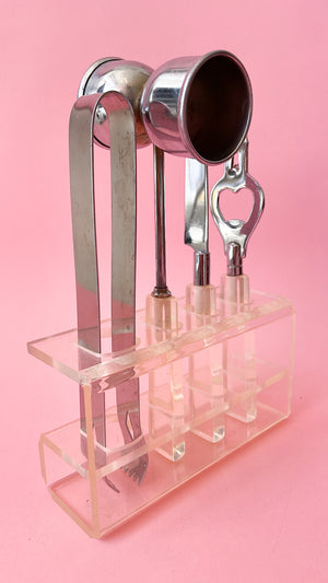 
            
                Load image into Gallery viewer, Vintage Lucite Bar Set
            
        