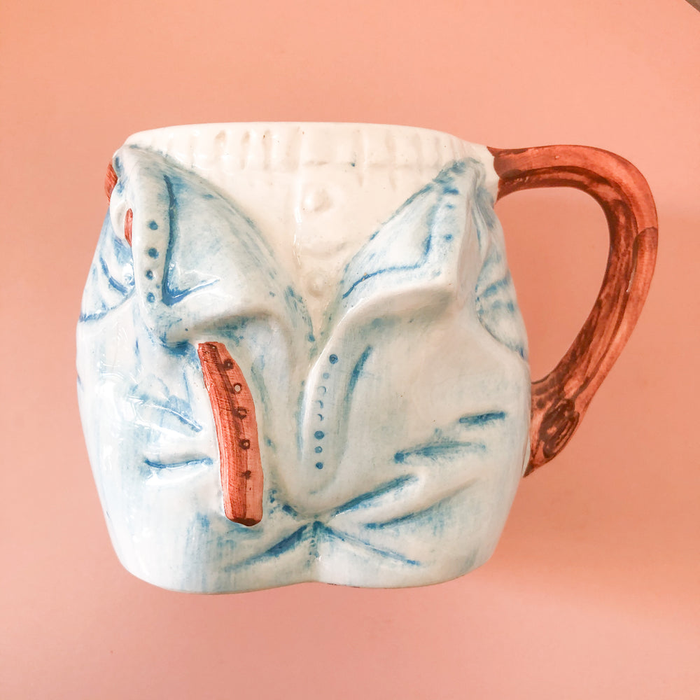 
            
                Load image into Gallery viewer, Blue Jean Vintage Ceramic Mug
            
        